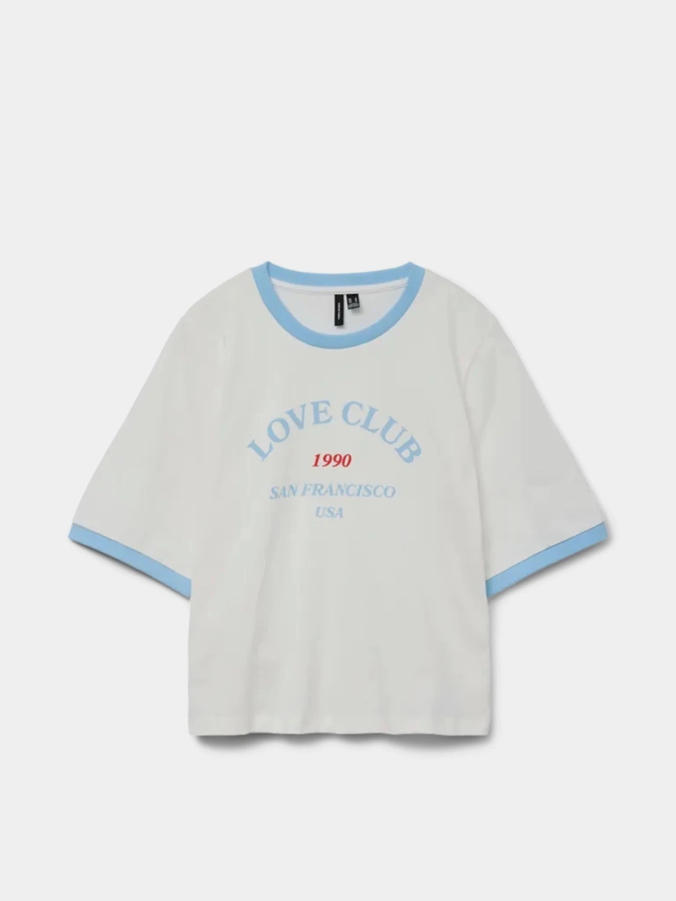 Футболки и поло Vero Moda модель 10328161_Snow White AIRY BLUE Футболки и поло Vero Moda модель 10328161_Snow White AIRY BLUE Фото