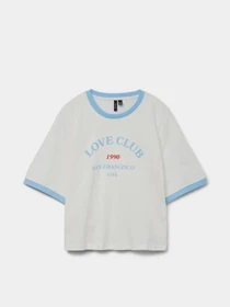 Футболки и поло Vero Moda модель 10328161_Snow White AIRY BLUE Фото