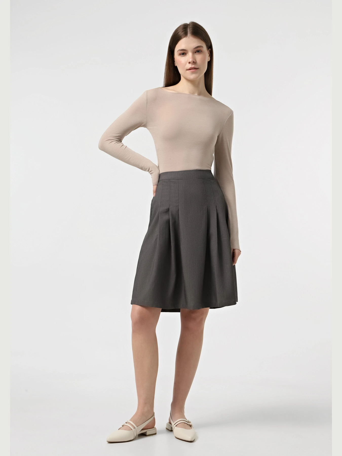 Юбки Vero Moda модель 10334431_Dark Grey Фото