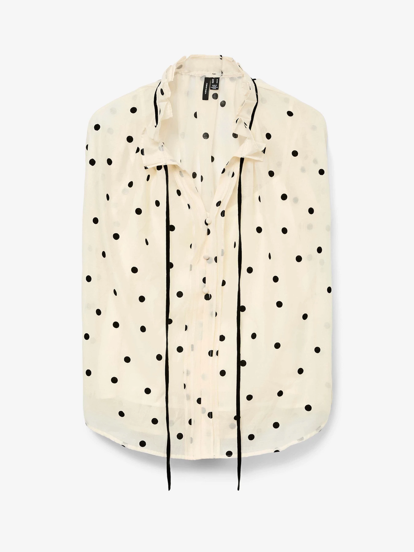 Сорочки Vero Moda модель 10335405_Snow White DOTS Сорочки Vero Moda модель 10335405_Snow White DOTS Фото