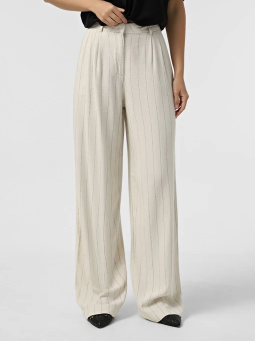 Штани Vero Moda модель 10322125_Oatmeal GREY PINSTRIPE Фото