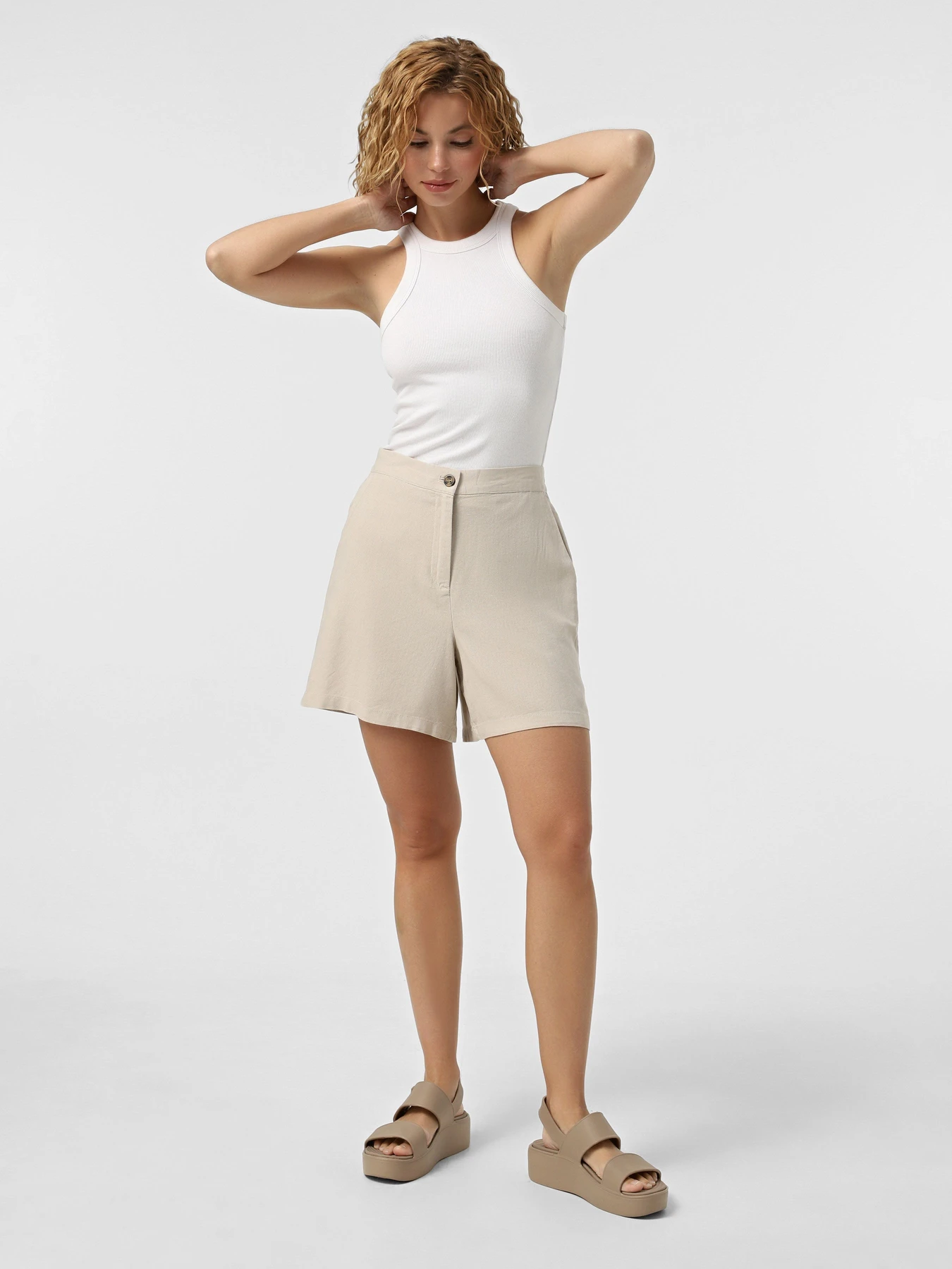 Шорты Vero Moda модель 10321625_Silver Lining Шорты Vero Moda модель 10321625_Silver Lining Фото
