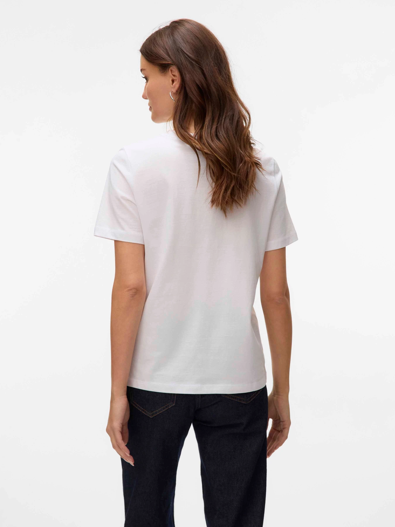 Футболки и поло Vero Moda модель 10316991_Bright White Red Heart Футболки и поло Vero Moda модель 10316991_Bright White Red Heart Фото