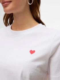 Футболки и поло Vero Moda модель 10316991_Bright White Red Heart Фото