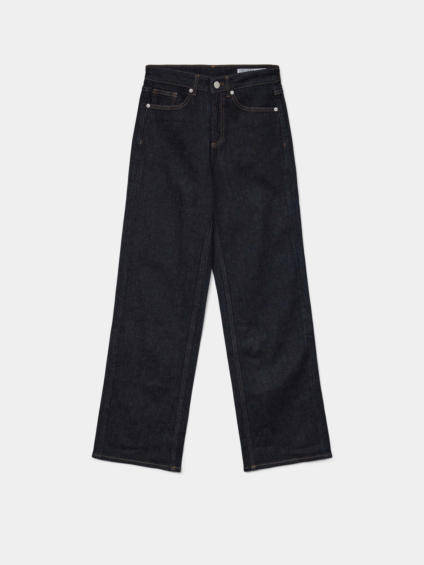 Джинсы Vero Moda TESSA HR WIDE JEANS модель 10297608_Dark Blue Denim Rinse Джинсы Vero Moda TESSA HR WIDE JEANS модель 10297608_Dark Blue Denim Rinse Фото