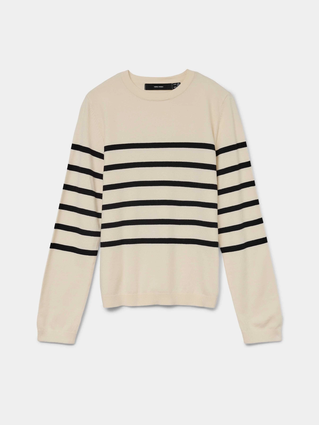 Свитры и кардиганы Vero Moda SABA PLAIN LS O-NECK PULLOVER модель 10309324_Birch BLACK Свитры и кардиганы Vero Moda SABA PLAIN LS O-NECK PULLOVER модель 10309324_Birch BLACK Фото