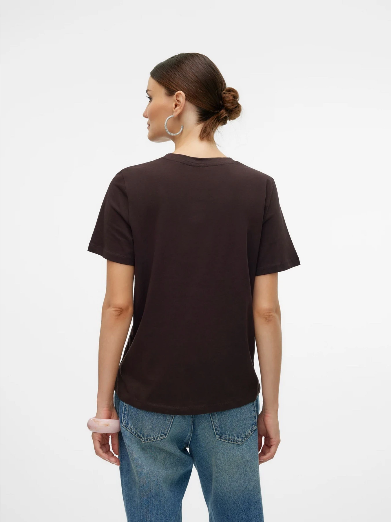 Футболки і поло Vero Moda PAULINA SS T-SHIRT модель 10316991_Chocolate Torte Футболки і поло Vero Moda PAULINA SS T-SHIRT модель 10316991_Chocolate Torte Фото