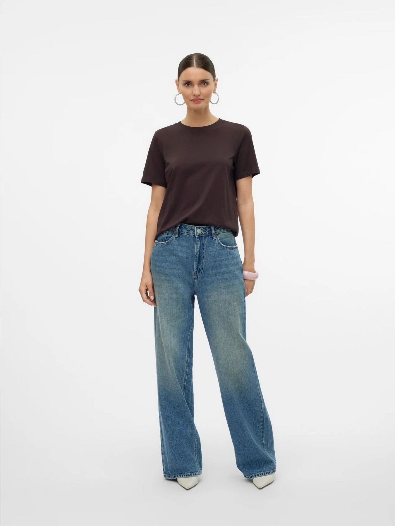 Футболки і поло Vero Moda PAULINA SS T-SHIRT модель 10316991_Chocolate Torte Футболки і поло Vero Moda PAULINA SS T-SHIRT модель 10316991_Chocolate Torte Фото