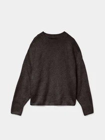 Свитры и кардиганы Vero Moda BOOM LS O-NECK PULLOVER модель 10320463_Chocolate Torte MELANGE Фото