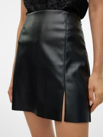 Юбки Vero Moda NELLY HR SHORT PL SKIRT модель 10322469_Black Фото