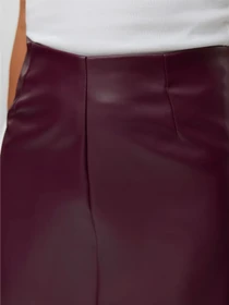 Юбки Vero Moda NELLY HR SHORT PL SKIRT модель 10322469_Winetasting Фото