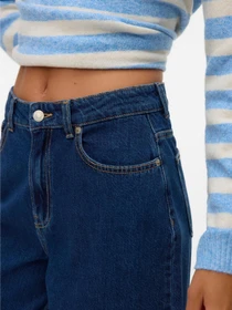 Джинси Vero Moda ESTELLE HR BARREL JEANS модель 10332234_Dark Blue Denim VI3505 Фото