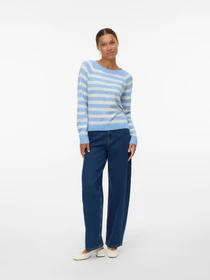 Джинси Vero Moda ESTELLE HR BARREL JEANS модель 10332234_Dark Blue Denim VI3505 Фото