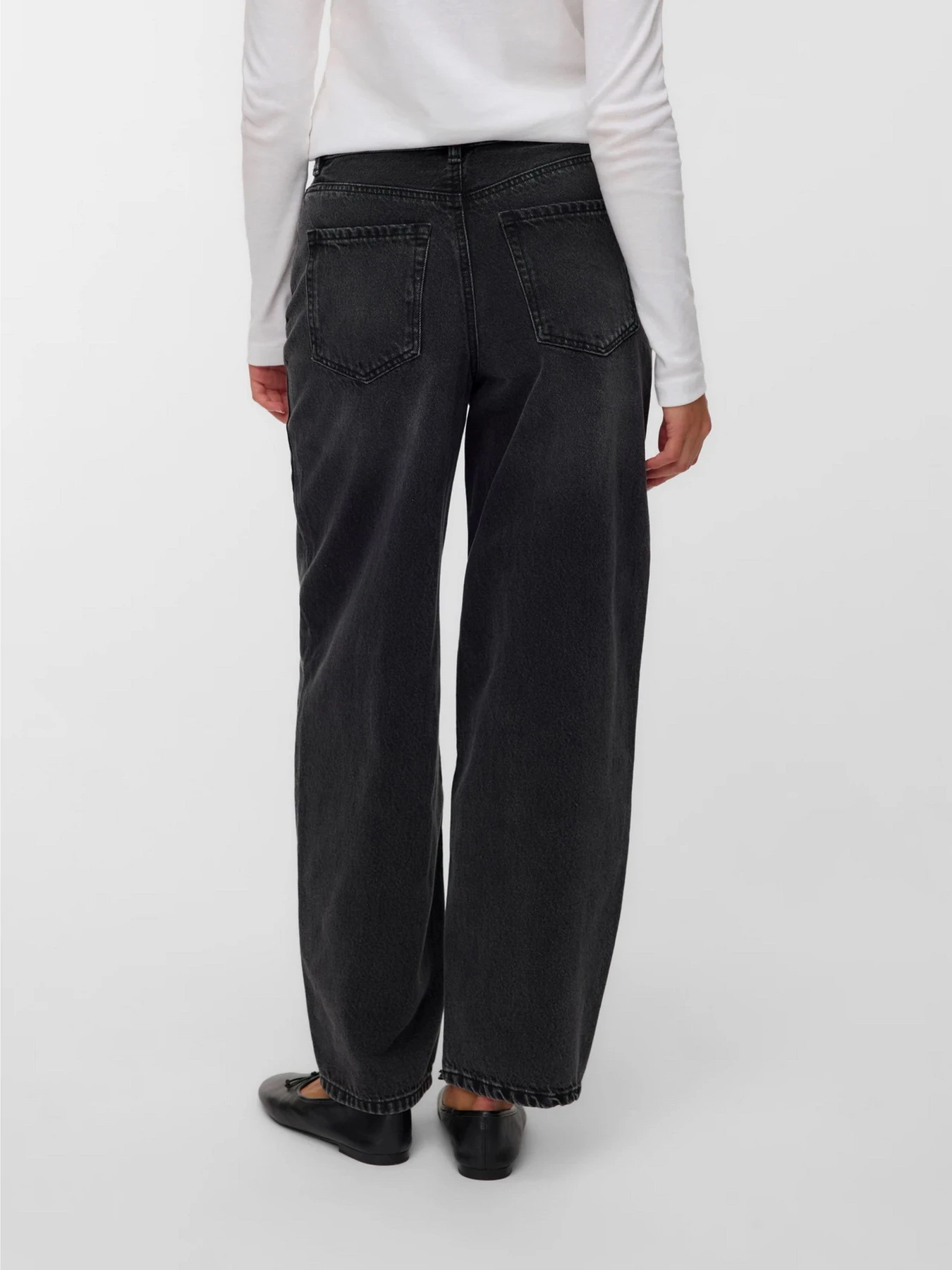 Джинси Vero Moda BILLIE HR BARREL ANK JS модель 10338845_Black Denim Фото