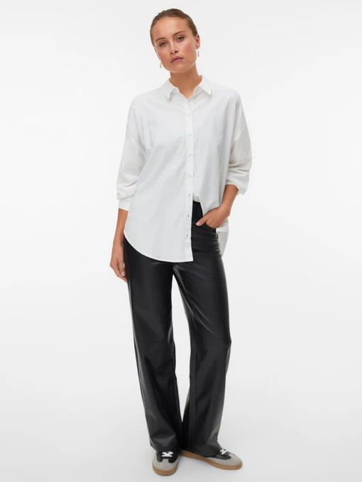 Жіночі Повсякденні штани Vero Moda TESSA HR WIDE PL PANTS фото 3