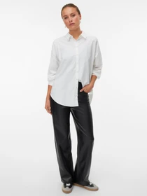 Штани Vero Moda TESSA HR WIDE PL PANTS модель 10310878_Black Фото