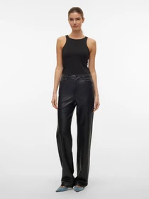 Штани Vero Moda TESSA HR WIDE PL PANTS модель 10310878_Black Фото