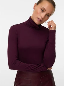 Светри та кардигани Vero Moda ALBERTE LS ROLLNECK TOP модель 10293803_Winetasting Фото