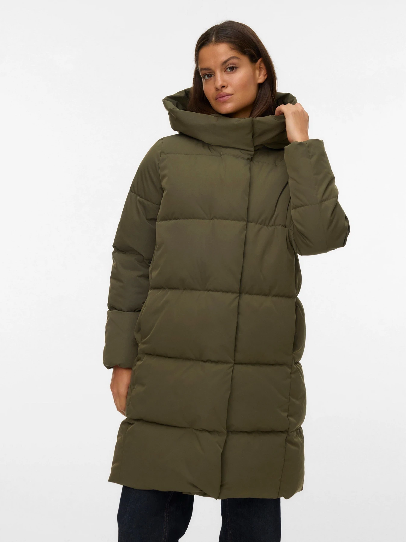 Куртки та дублянки Vero Moda STELLA COAT модель 10300030_Grape Leaf Фото