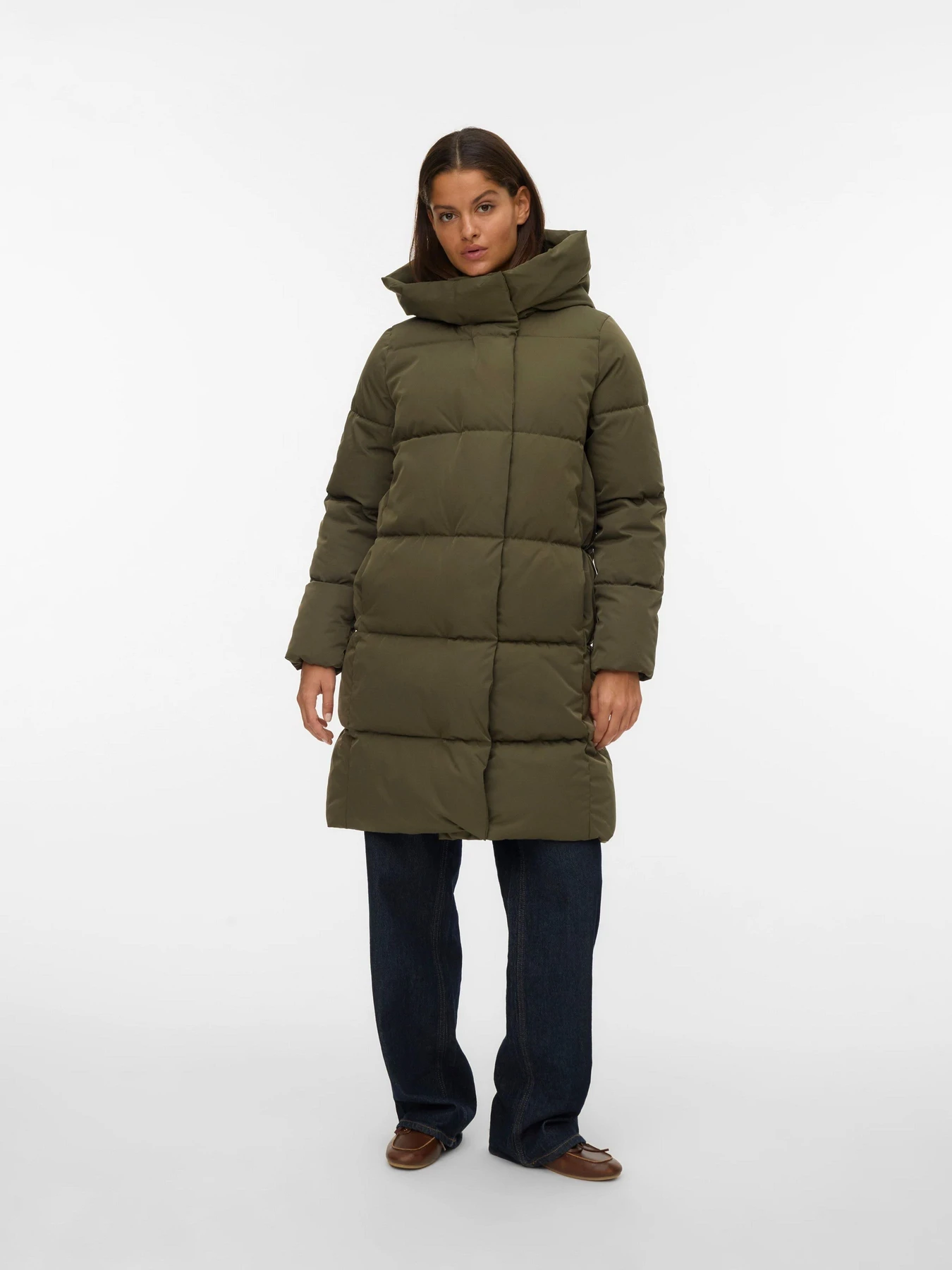 Куртки та дублянки Vero Moda STELLA COAT модель 10300030_Grape Leaf Фото
