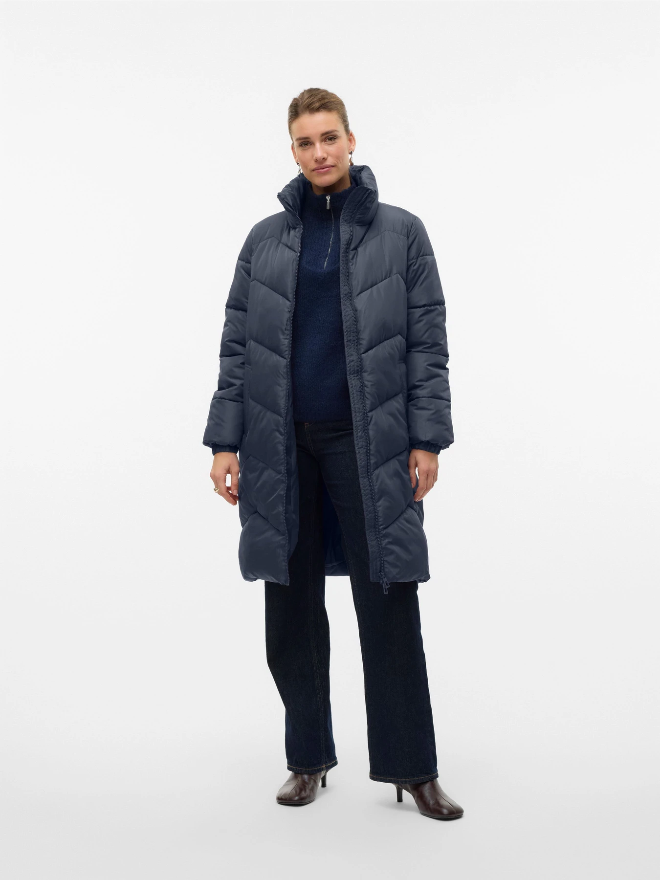 Куртки и дубленки Vero Moda LIGARIO COAT модель 10309840_Navy Blazer Куртки и дубленки Vero Moda LIGARIO COAT модель 10309840_Navy Blazer Фото