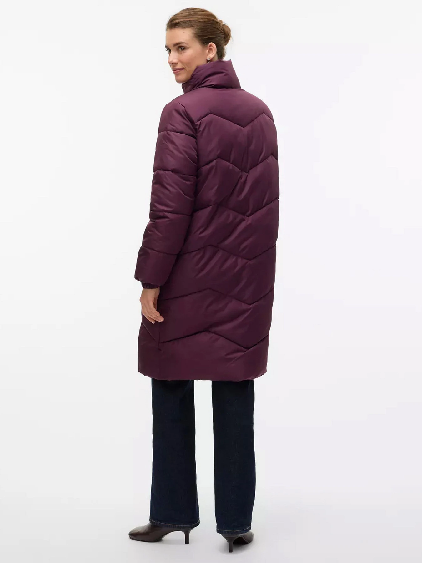 Куртки и дубленки Vero Moda LIGARIO COAT модель 10309840_Winetasting Фото