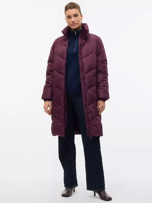 Куртки та дублянки Vero Moda LIGARIO COAT модель 10309840_Winetasting Фото