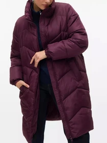 Куртки и дубленки Vero Moda LIGARIO COAT модель 10309840_Winetasting Фото