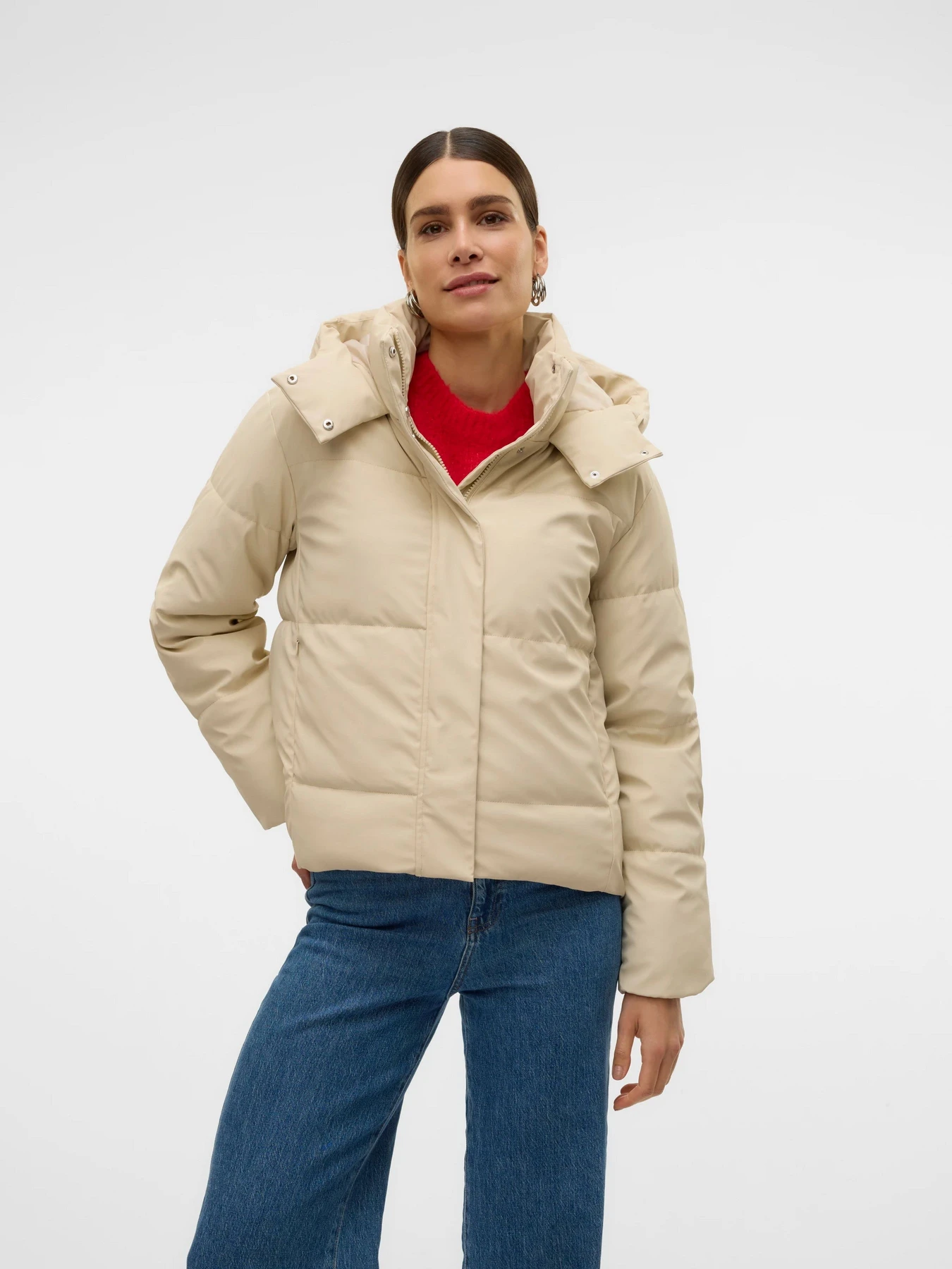 Куртки та дублянки Vero Moda GRETAKYLIE SHORT COATED JACKET модель 10311315_Oatmeal Фото