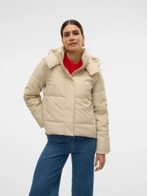 Куртки и дубленки Vero Moda GRETAKYLIE SHORT COATED JACKET модель 10311315_Oatmeal Фото