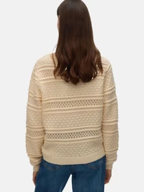 Светри та кардигани Vero Moda LEO LS O-NECK PULLOVER модель 10331890_Birch Фото