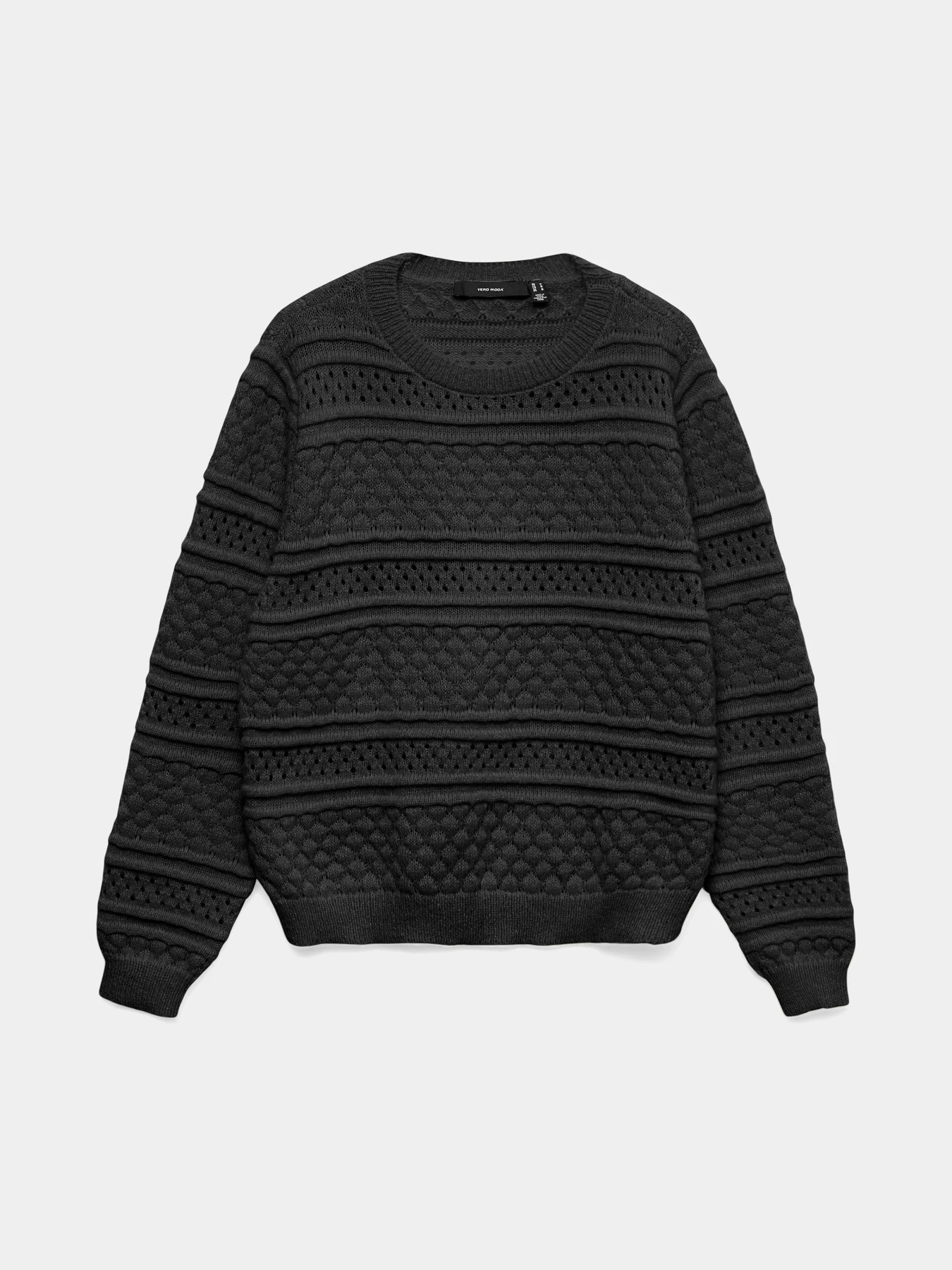 Светри та кардигани Vero Moda LEO LS O-NECK PULLOVER модель 10331890_Black Светри та кардигани Vero Moda LEO LS O-NECK PULLOVER модель 10331890_Black Фото