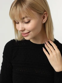Светри та кардигани Vero Moda LEO LS O-NECK PULLOVER модель 10331890_Black Фото
