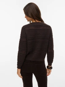 Светри та кардигани Vero Moda LEO LS O-NECK PULLOVER модель 10331890_Chocolate Torte Фото