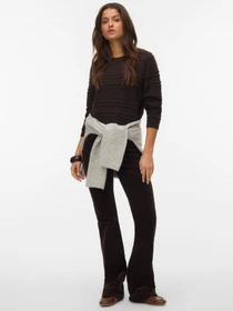 Светри та кардигани Vero Moda LEO LS O-NECK PULLOVER модель 10331890_Chocolate Torte Фото