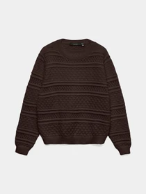 Светри та кардигани Vero Moda LEO LS O-NECK PULLOVER модель 10331890_Chocolate Torte Фото