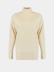 Свитры и кардиганы Vero Moda GOLD ART NEW LS LONG HIGHNECK модель 10332413_Birch Фото