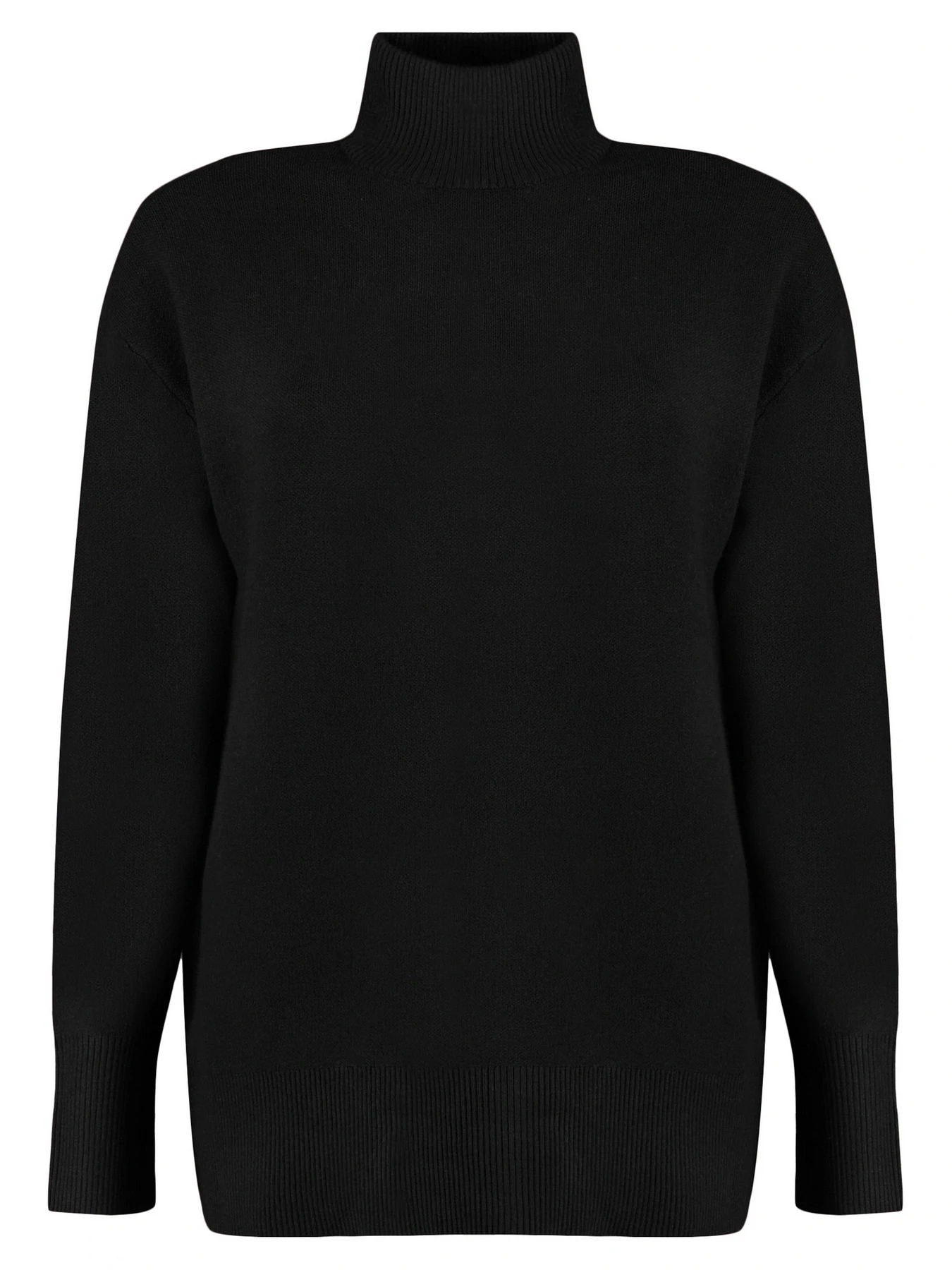 Свитры и кардиганы Vero Moda GOLD ART NEW LS LONG HIGHNECK модель 10332413_Black Свитры и кардиганы Vero Moda GOLD ART NEW LS LONG HIGHNECK модель 10332413_Black Фото