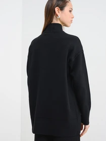 Свитры и кардиганы Vero Moda GOLD ART NEW LS LONG HIGHNECK модель 10332413_Black Фото