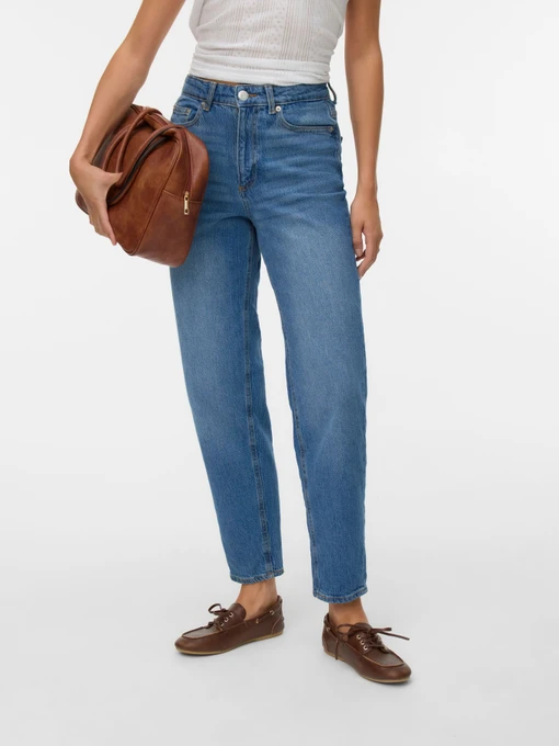 Джинсы Vero Moda TESSA HR MOM JEANS RA380 GA модель 10297655_Medium Blue Denim Фото