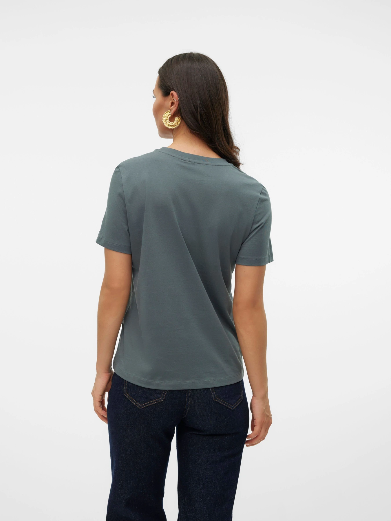 Футболки и поло Vero Moda PAULINA SS T-SHIRT модель 10316991_Balsam Green Фото