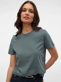 Футболки и поло Vero Moda PAULINA SS T-SHIRT модель 10316991_Balsam Green Фото
