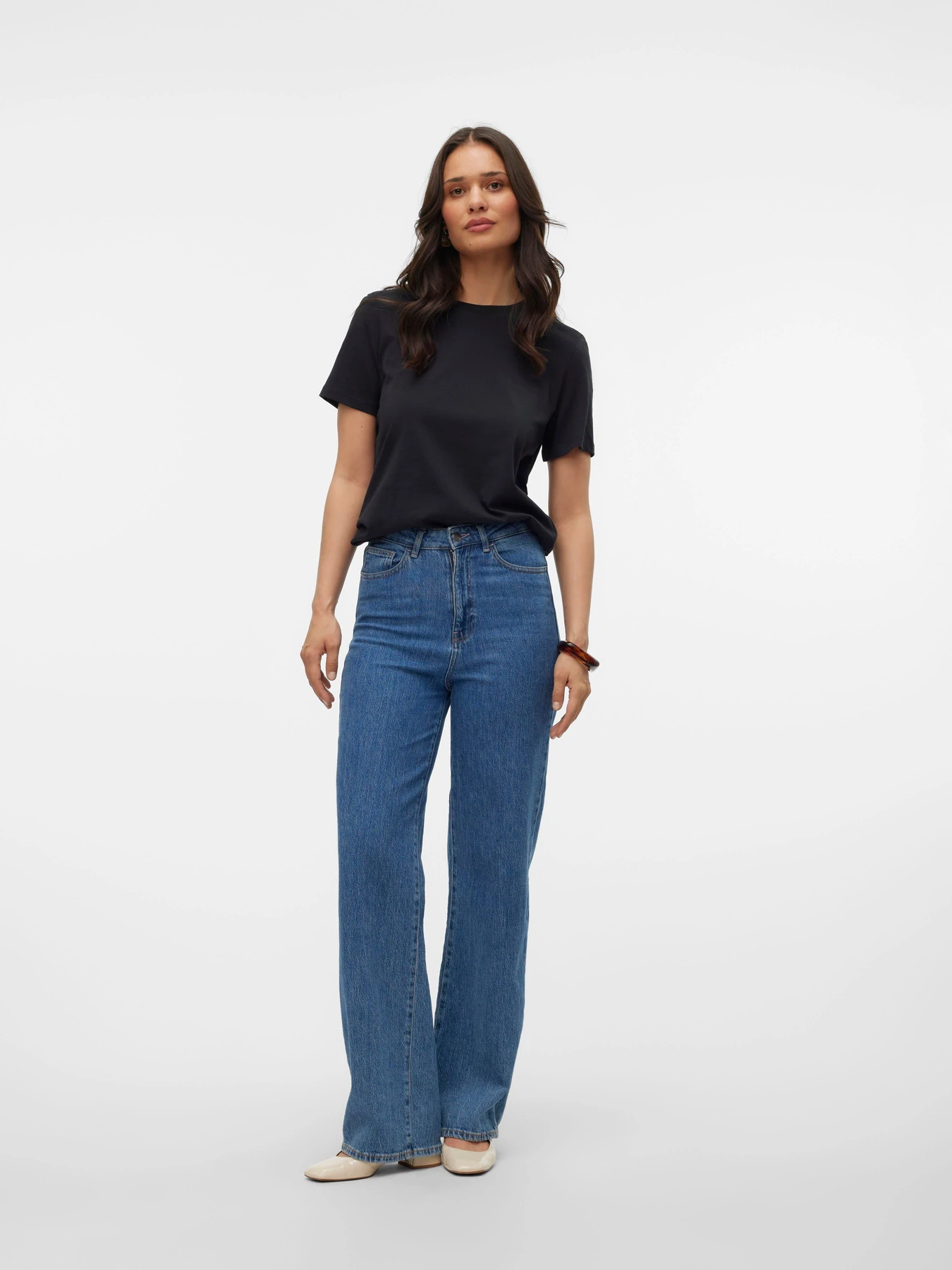 Футболки и поло Vero Moda PAULINA SS T-SHIRT модель 10316991_Black Фото