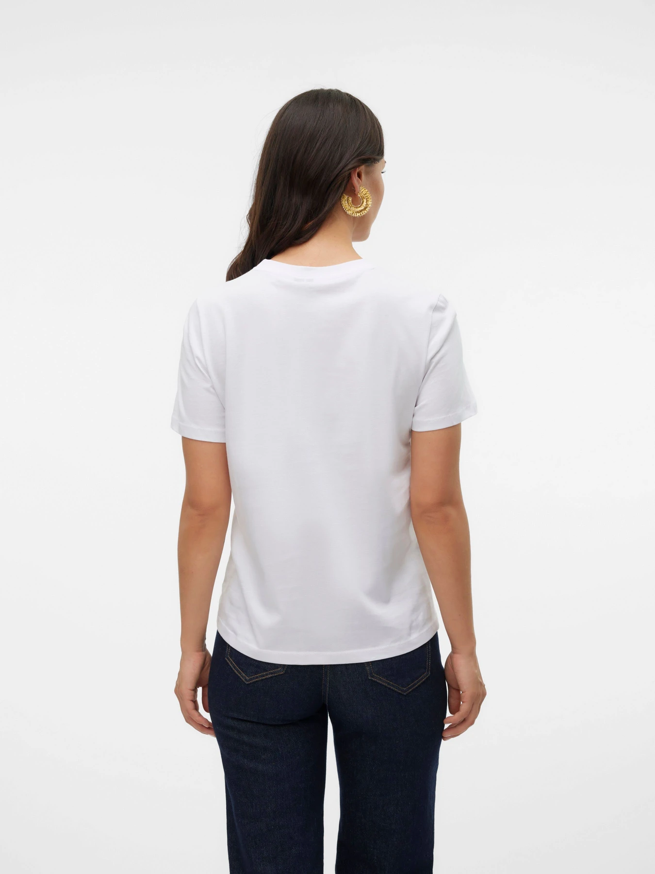 Футболки и поло Vero Moda PAULINA SS T-SHIRT модель 10316991_Bright White Футболки и поло Vero Moda PAULINA SS T-SHIRT модель 10316991_Bright White Фото