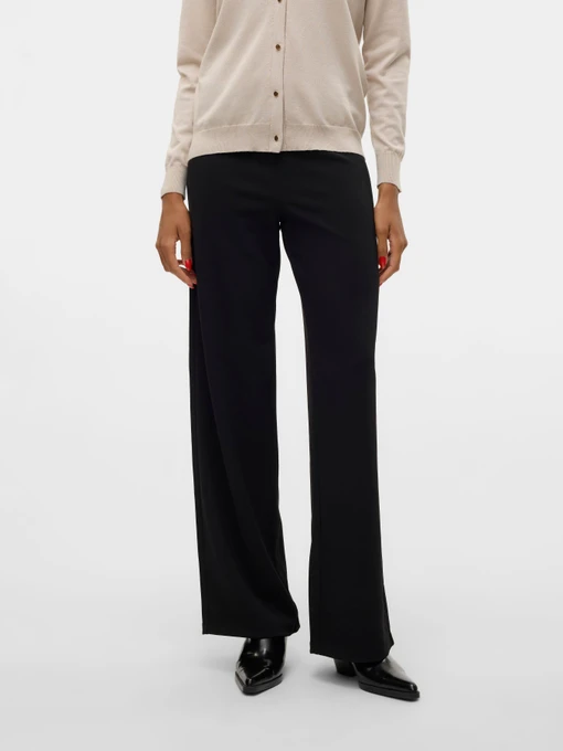 Брюки Vero Moda BERLIN ZAMIRA MW WIDE PANT модель 10318454_Black Фото