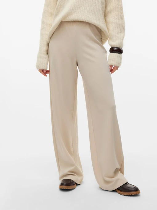 Брюки Vero Moda BERLIN ZAMIRA MW WIDE PANT модель 10318454_Pumice Stone Фото