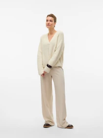 Брюки Vero Moda BERLIN ZAMIRA MW WIDE PANT модель 10318454_Pumice Stone Фото