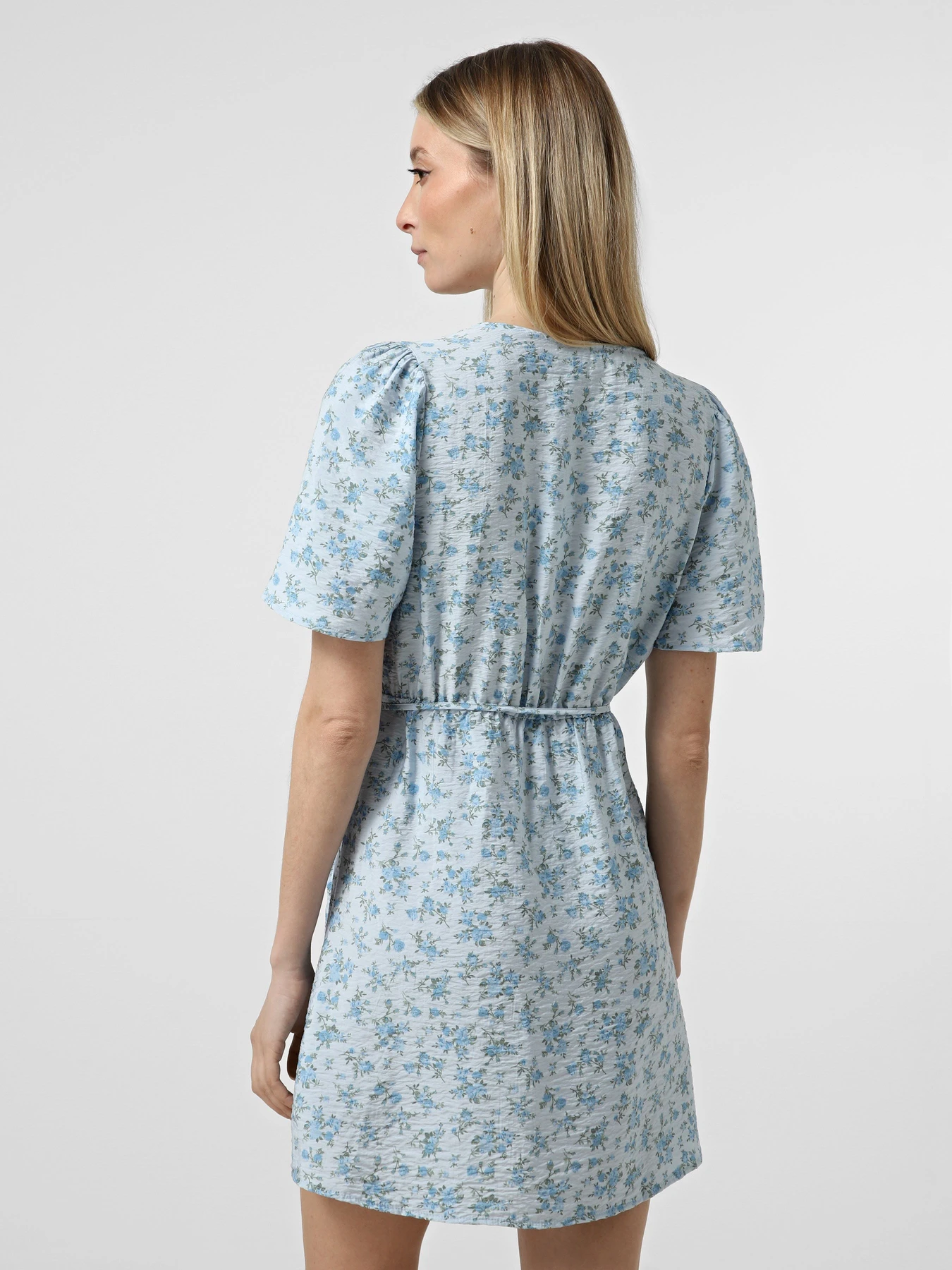 Платья Vero Moda JOSIE SS WRAP SHORT DRESS модель 10341596_Cashmere Blue Blue molly Фото