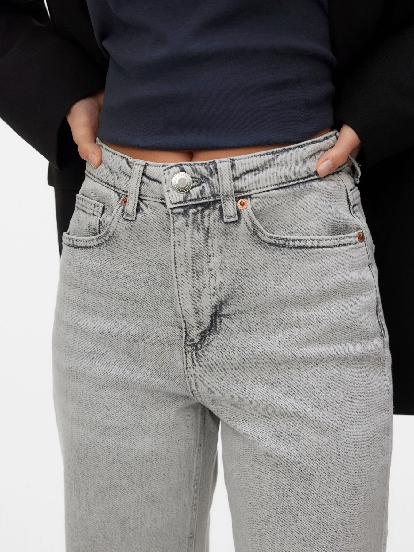 Джинси Vero Moda TESSA HR WIDE JEANS RA207 GA модель 10345320_Light Grey Denim Фото