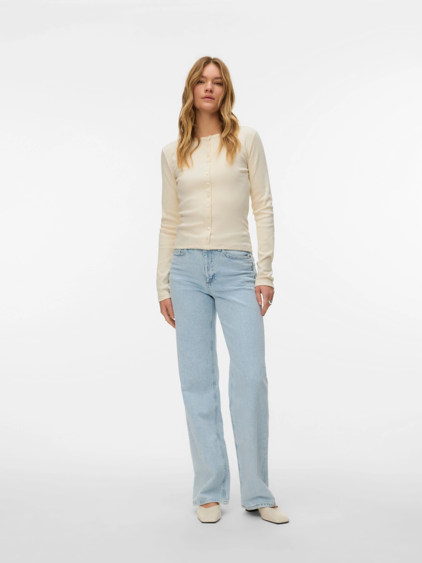 Джинси Vero Moda TESSA HR WIDE JEANS RA3052 GA модель 10345321_Light Blue Denim Фото